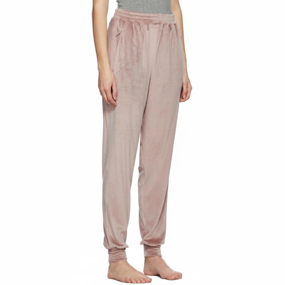 Skims Pink Velour Pull On Joggers Sweatpants Small Activewear Athleisure Y2K